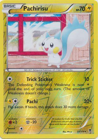 Pachirisu – 25/119 – Rare Reverse Holo