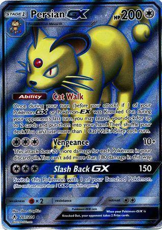 Persian GX – 207/214 – Full Art Ultra Rare