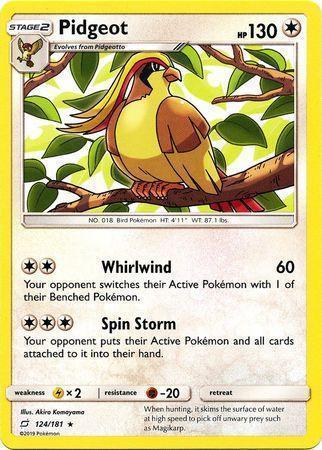 Pidgeot – 124/181 – Rare