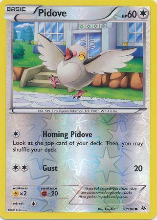 Pidove – 78/108 – Common Reverse Holo