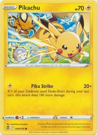 Pikachu – 049/195 – Common