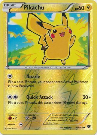 Pikachu – 42/146 – Common Reverse Holo