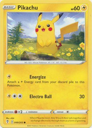 Pikachu – 49/203 – Common