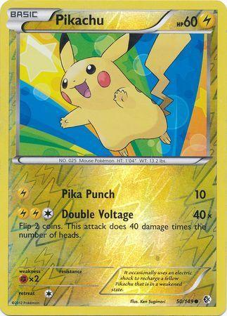 Pikachu – 50/149 – Common Reverse Holo