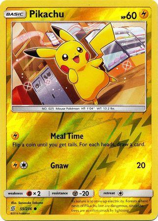 Pikachu – 55/236 – Common Reverse Holo