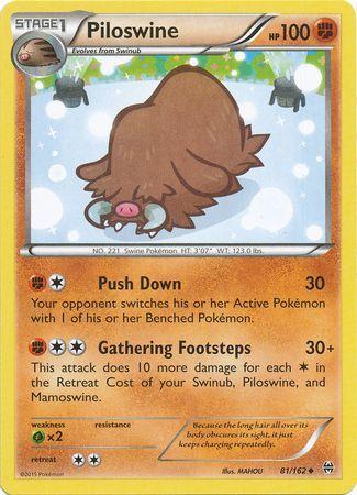 Piloswine – 81/162 – Uncommon