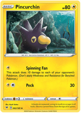 Pincurchin - 062/185 - Uncommon