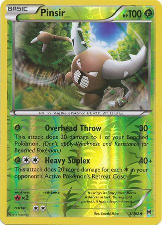 Pinsir – 3/162 – Uncommon Reverse Holo