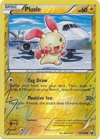 Plusle – 39/108 – Common Reverse Holo