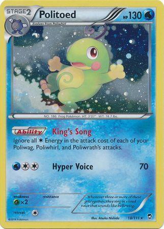 Politoed – 18/111 – Alternate Holo Promo