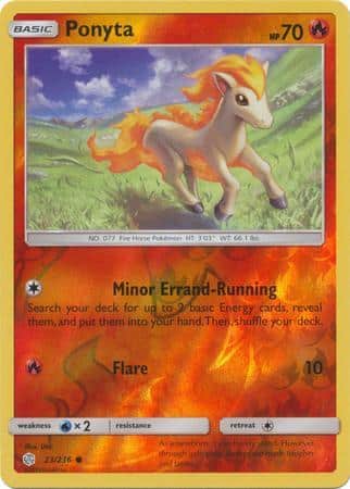 Ponyta – 23/236 – Common Reverse Holo