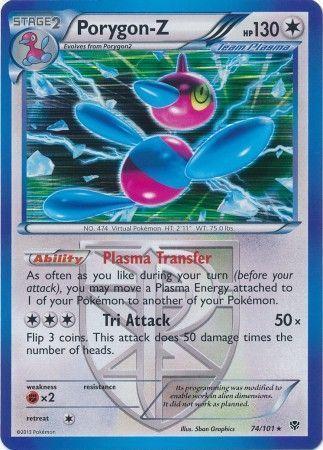 Carta Pokemon Porygon-Z - 105/147 - Holo Rare Reverse Holo - Set Sole E Luna: Ombre Brucianti - Inglese - Garantita Autentica - 2