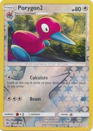 Porygon2 – 104/147 – Uncommon Reverse Holo