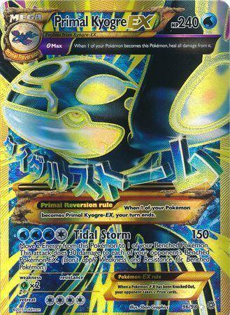 Primal Kyogre EX – 96/98 – Full Art Ultra Rare