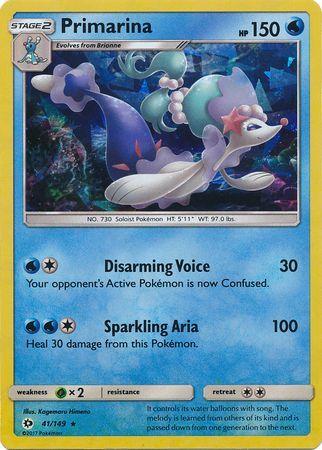 Primarina – 41/149 – Shattered Holo Rare