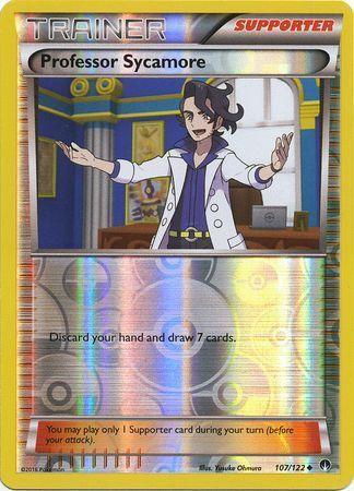 Professor Sycamore – 107/122 – Uncommon Reverse Holo