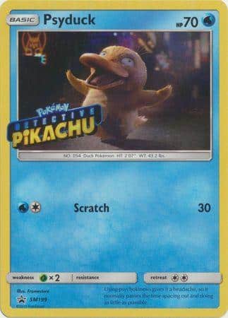Psyduck – SM199 – Detective Pikachu (Stamped) Promo