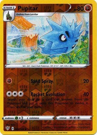 Pupitar – 087/189 – Uncommon Reverse Holo