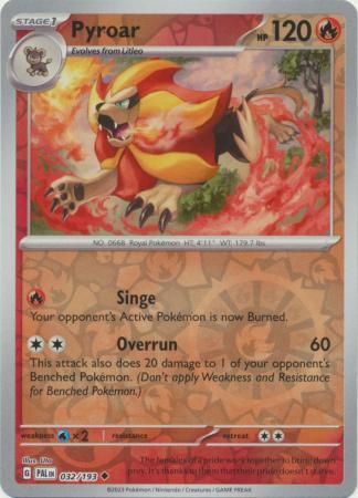 [ESP] Pyroar - 032/193 - Uncommon Reverse Holo