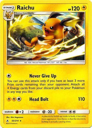 Raichu – 55/214 – Rare