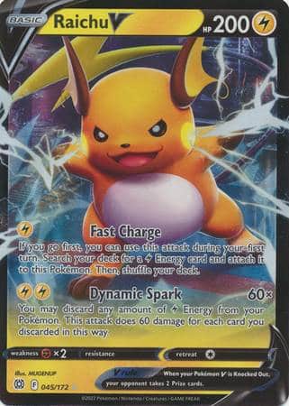 Raichu V - 45/172 - Ultra Rare