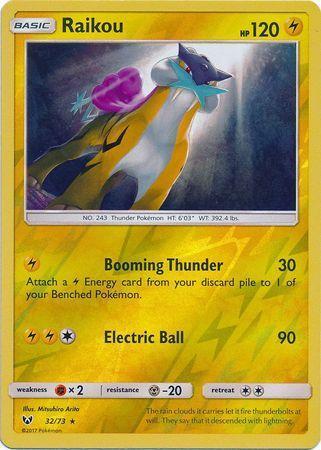 Raikou – 32/73 – Holo Rare Reverse Holo