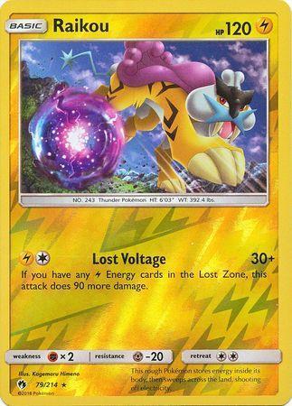 Raikou – 79/214 – Rare Reverse Holo