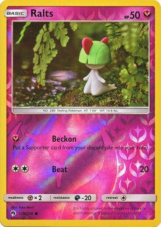 Ralts – 139/214 – Common Reverse Holo