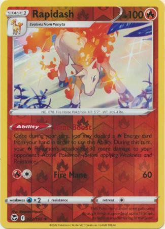 Rapidash – 022/195 – Holo Rare Reverse Holo