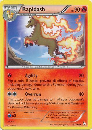 Rapidash – 15/106 – Uncommon