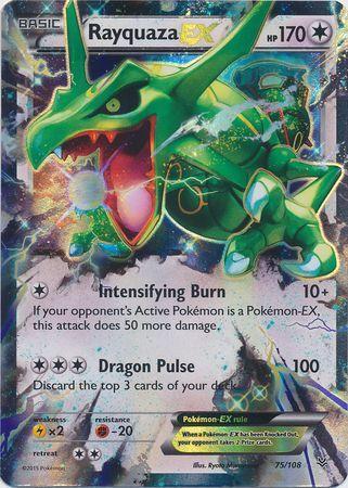 Rayquaza EX – 75/108 – Ultra Rare