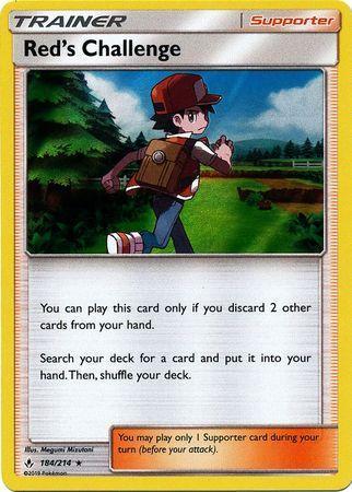 Red’s Challenge – 184/214 – Holo Rare