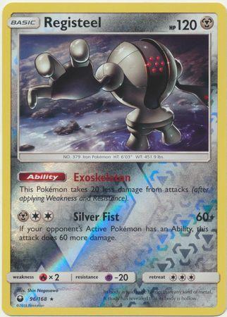 Registeel – 96/168 – Rare Reverse Holo