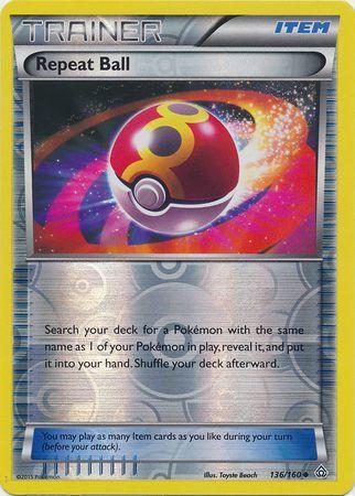 Repeat Ball – 136/160 – Uncommon – Reverse Holo