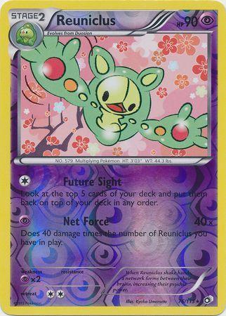 Reuniclus – 76/113 – Rare Reverse Holo