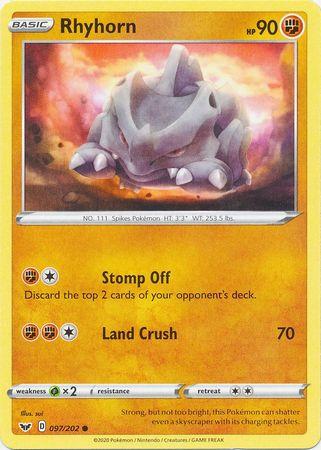 Rhyhorn - 097/202 - Common