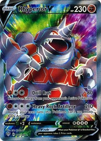 Rhyperior V – 181/189 – Full Art Ultra Rare