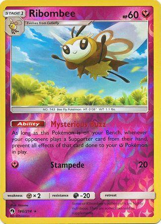 Ribombee – 146/214 – Rare Reverse Holo