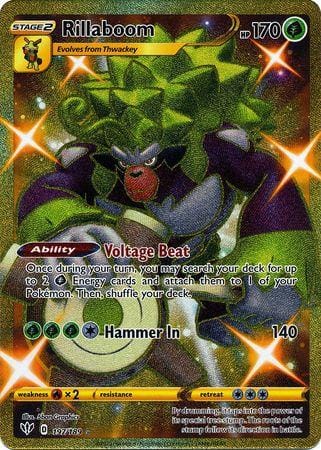Rillaboom – 197/189 – Secret Rare