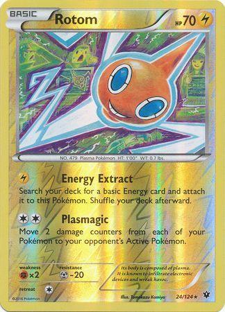 Rotom – 24/124 – Rare Reverse Holo