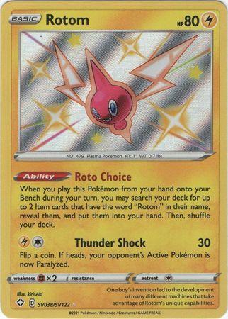 Rotom – SV38/SV122 – Shiny Rare