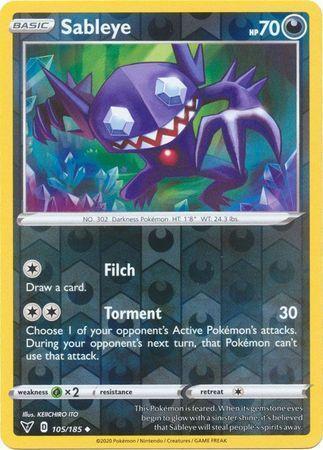 Sableye – 105/185 – Uncommon Reverse Holo