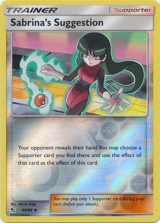 Sabrina’s Suggestion – 65/68 – Uncommon Reverse Holo