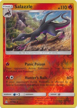Salazzle – 26/156 – Rare Reverse Holo