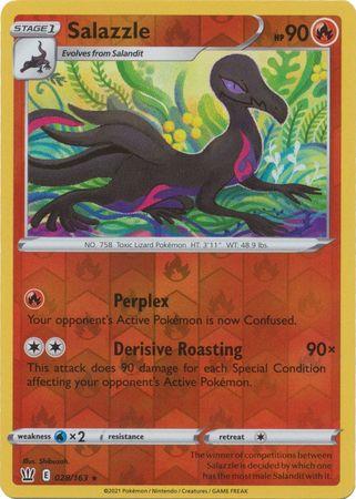 Salazzle – 28/163 – Rare Reverse Holo
