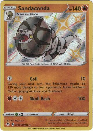 Sandaconda – SV71/SV122 – Shiny Rare