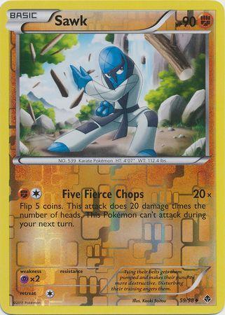 Sawk – 59/98 – Uncommon Reverse Holo
