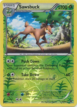 Sawsbuck – 16/98 – Rare Reverse Holo