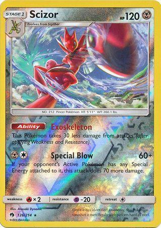 Scizor – 126/214 – Holo Rare Reverse Holo