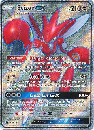 Scizor GX – 158/168 – Full Art Ultra Rare